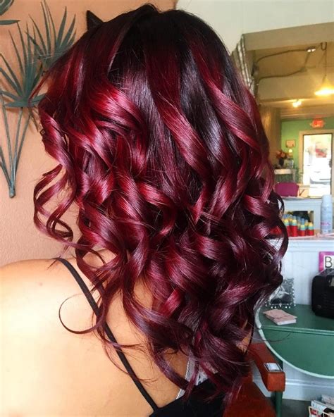 burgundy ombre hairstyles|burgundy hair color chart.